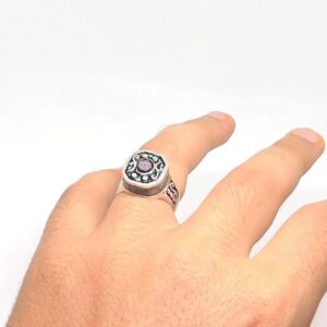 Handmade Berber Silver Ring: Tuareg Tribal Jewelry