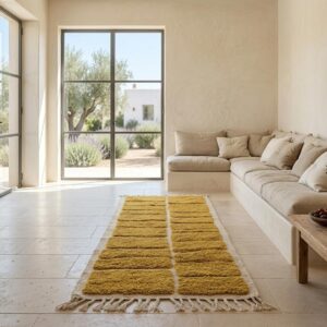 Berber Mustard Yellow Rug