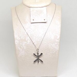 Amazigh Berber Symbol Necklace: Sterling Silver Jewelry