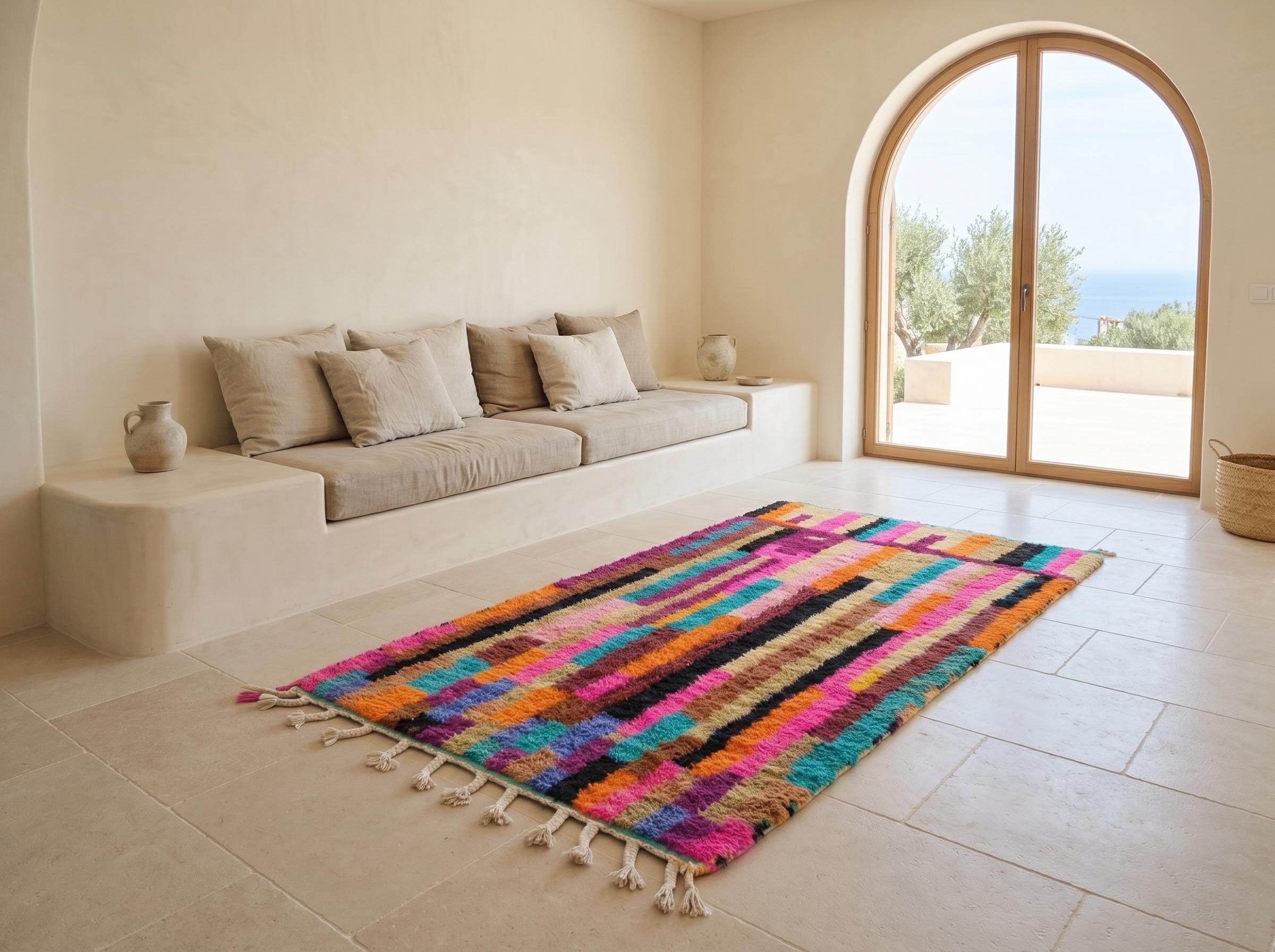 Berber Colorful Boujaad Rug