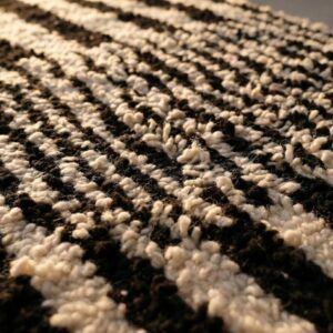 Berber Black White Rug