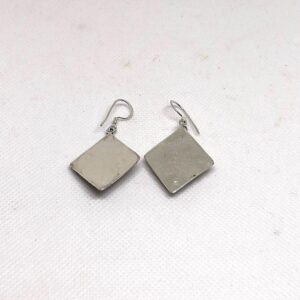Tuareg Berber Amber Earrings: Sterling Silver African Tribal Jewelry