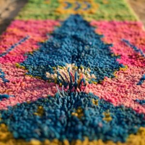 Berber Green Pink Rug