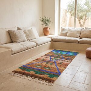 Berber Brown Runner Rug