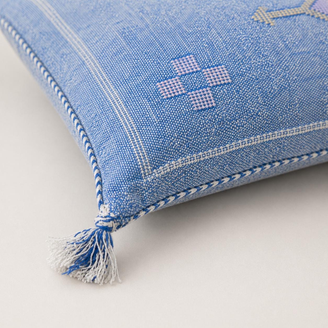 Amazigh Cactus Silk Cover 12x20 Handmade Lumbar Pillow