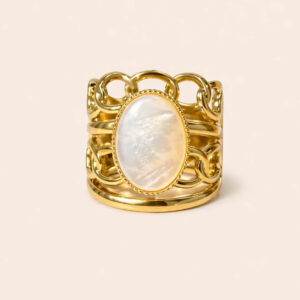 Amazigh Berber Geometric Ring – Nomad Inspired Adjustable Design