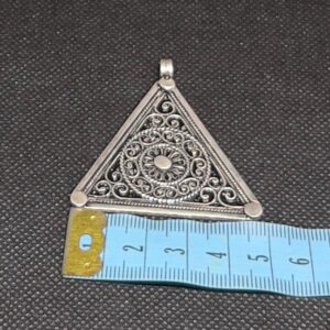 Amazigh Berber Pendant: Sterling Silver Kabyle Tuareg Necklace