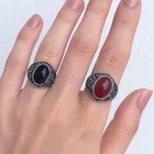 Handmade Berber Ring: Sterling Silver Tribal Jewelry