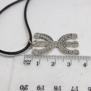 Amazigh Berber Sterling Silver Yaz Pendant: Kabyle Tuareg Free Man Necklace