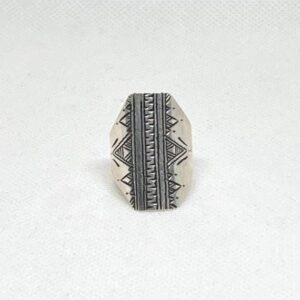 Handmade Sterling Silver Tuareg Ring: Berber Jewelry, Size 9