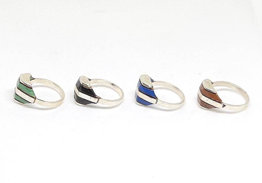 Handmade Berber Ring: Tarnished Silver Tribal Jewelry