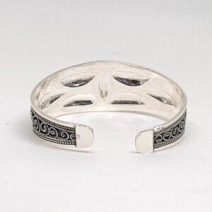 Handmade Sterling Silver Cuff: Berber Tribal Bangle