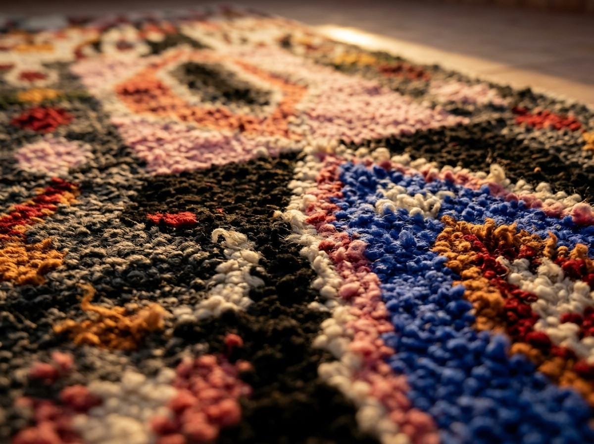 Berber Abstract Boujaad Rug