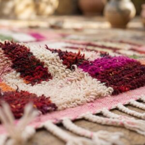 Boujaad Rug Colorful Berber Wool Carpet