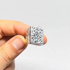 Handmade Tuareg Sterling Silver Ring: Berber Tribal Jewelry