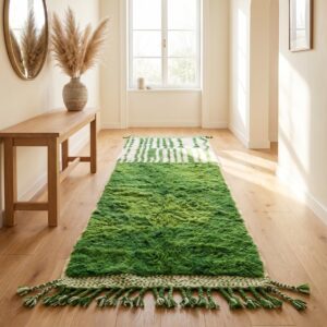 Berber Green Runner Rug