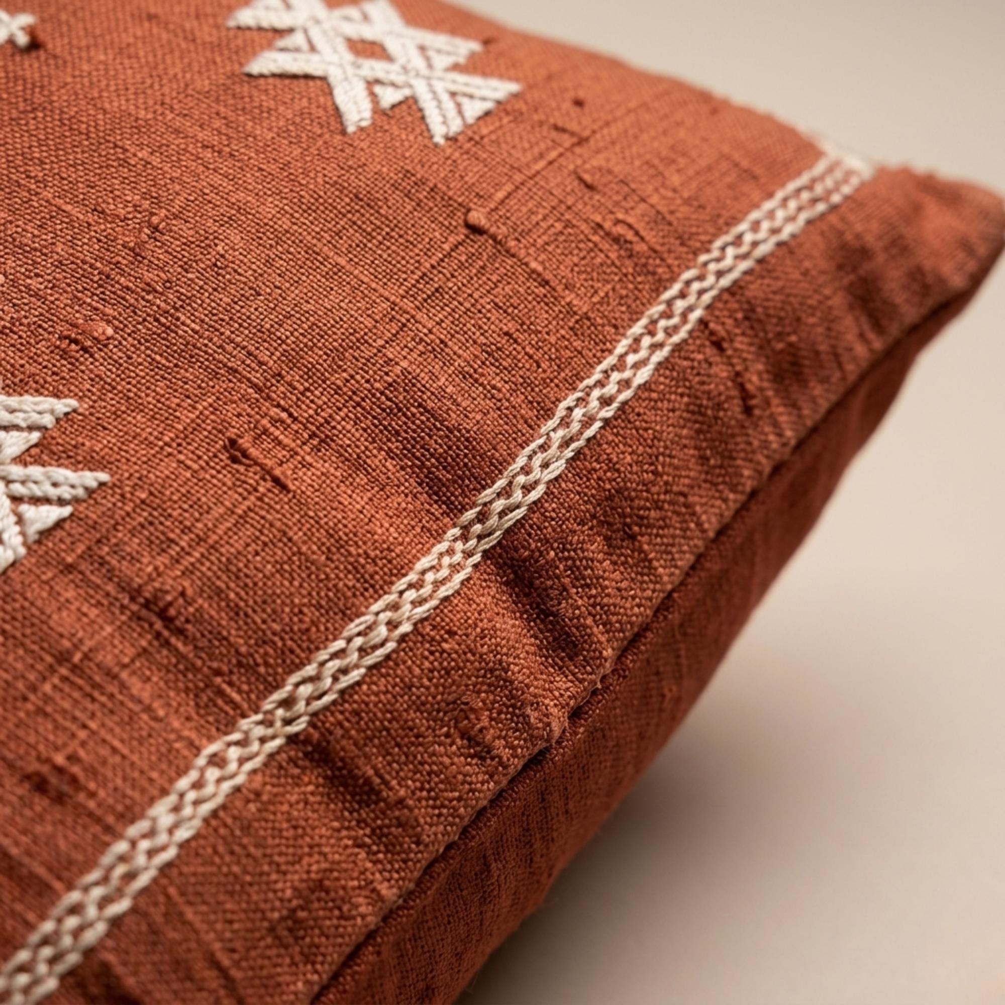 Amazigh Cactus Silk Pillow