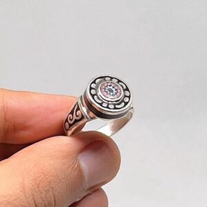 Tuareg Sterling Silver Berber Ring: Handmade Ethnic Tribal Jewelry