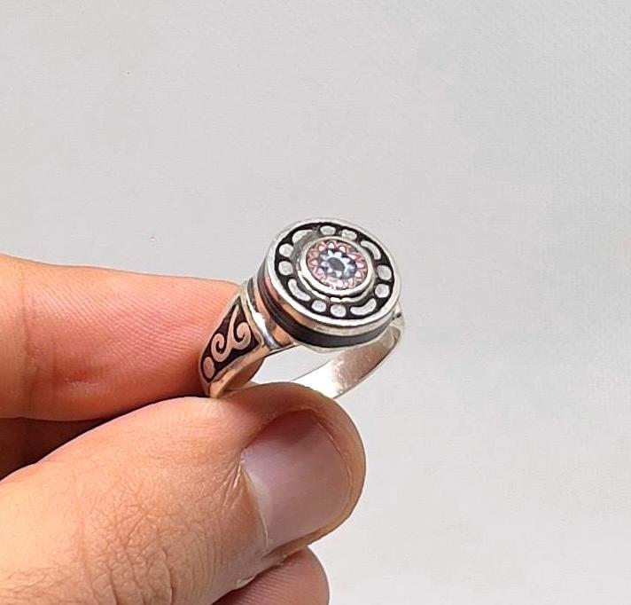 Tuareg Sterling Silver Berber Ring: Handmade Ethnic Tribal Jewelry