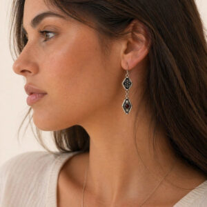 Selma Earrings - Amazigh Silver Heritage Jewelry