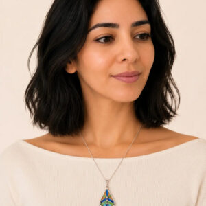 Titbirt Necklace - Amazigh Silver Pendant Jewelry
