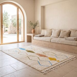Berber Ivory Beni Ourain Rug