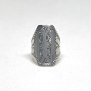Tuareg Berber Sterling Silver Ring: Handmade Engraved African Boho Gypsy Ethnic Tribal Jewelry