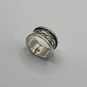 Handmade Sterling Silver Tuareg Ring: Amazigh Berber Gothic Rock Tribal Jewelry