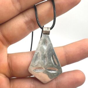 Berber Amulet Sterling Silver Pendant Necklace: Tuareg Cross