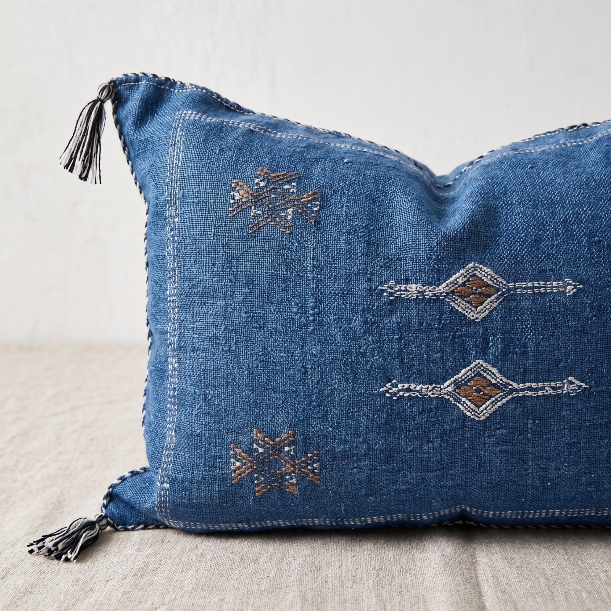 Amazigh Cactus Silk Pillow