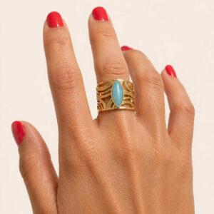 Amazigh Berber Ring – Salima Protective Geometric Band Design