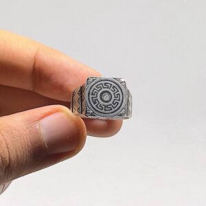 Handmade Sterling Silver Tuareg Ring: Berber Spiral Tribal African Amazigh Boho Jewelry