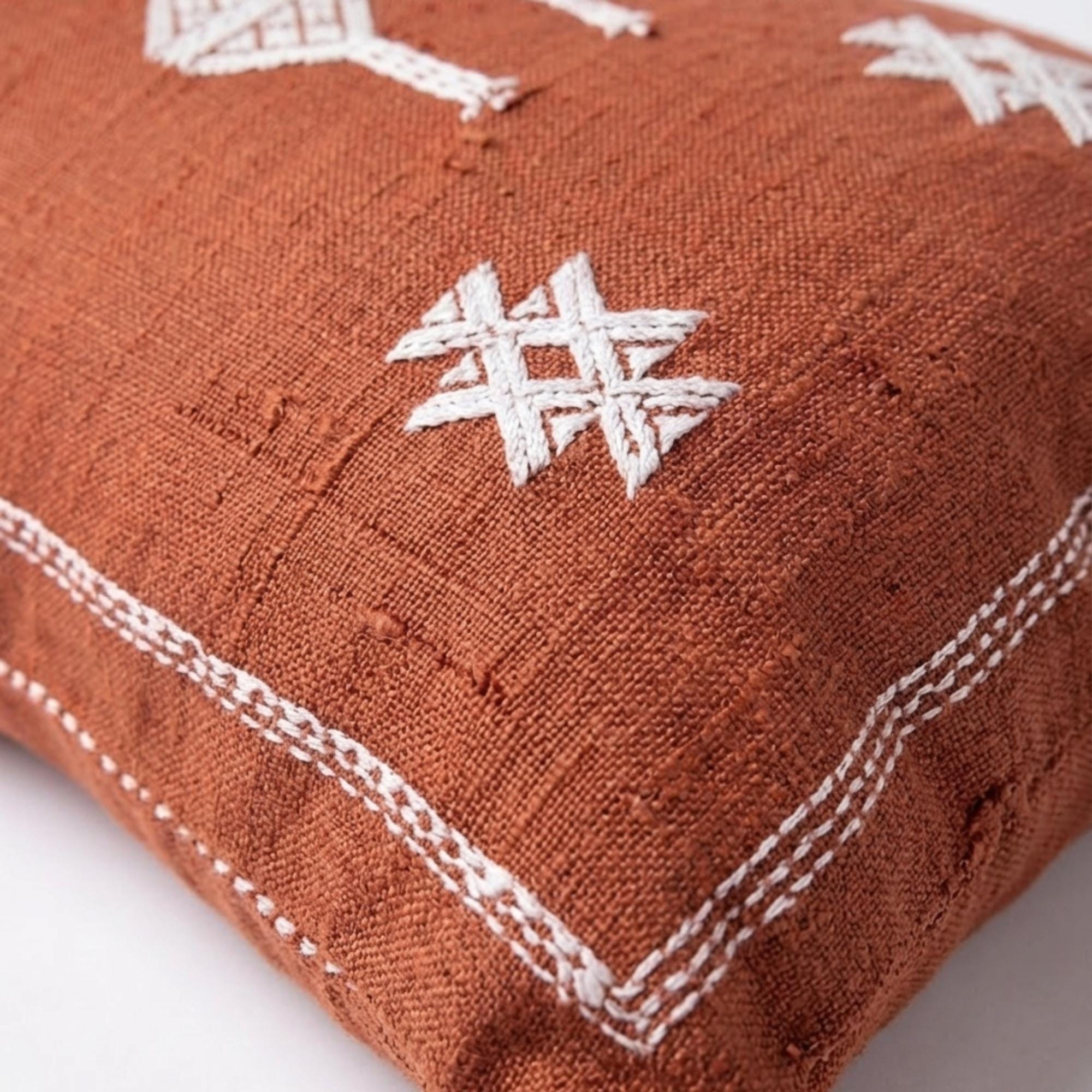 Amazigh Cactus Silk Pillow