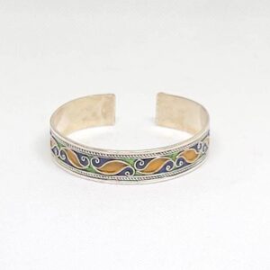 Handmade Sterling Silver Berber Cuff: Kabyle Tribal Bracelet