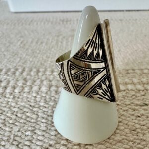 Amazigh Silver Ring – Tihya Heritage Inspired Design