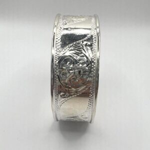 Cuff Silver Bracelet Handmade Berber Tribal Bangle Ethnic African Tuareg Engraved Simple Sterling
