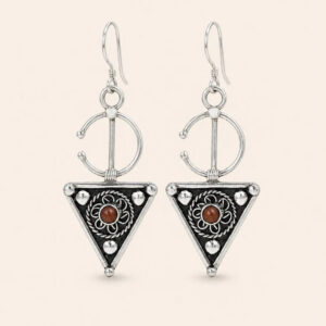 Tinufa Earrings - Amazigh Silver Heritage Jewelry