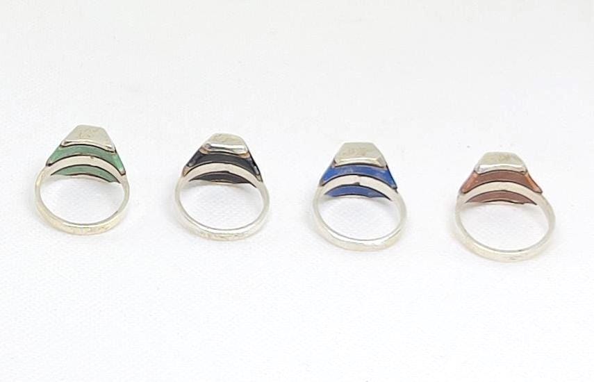 Handmade Berber Ring: Tarnished Silver Tribal Jewelry