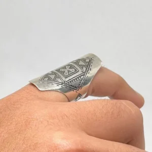 Berber Silver Rings - Vintage Engraved Tuareg Ring