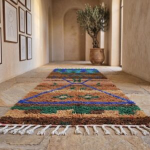 Berber Brown Runner Rug
