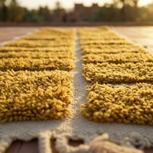 Berber Mustard Yellow Rug