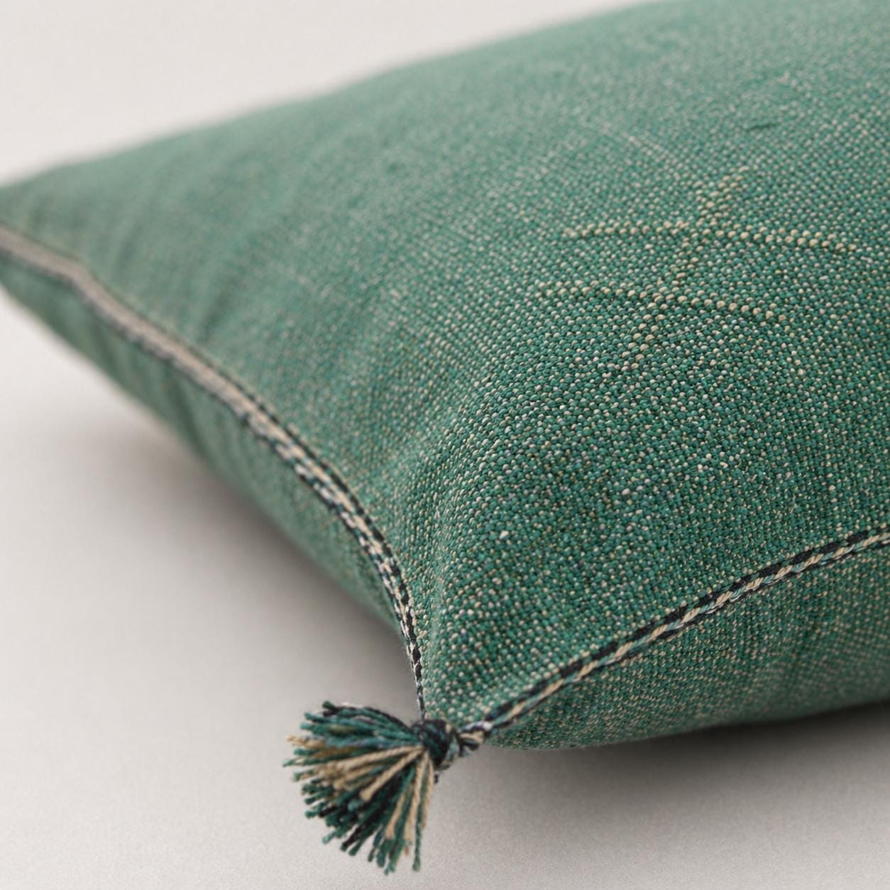 Amazigh Cactus Silk Cover 12x20 Handmade Lumbar Pillow