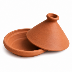 Amazigh Authentic Clay Tajine Traditional Unglazed Terracotta Tagine
