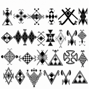 Amazigh Berber Kabyle Tattoo Symbols Tribal Pattern Digital Download