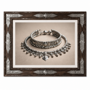 Amazigh Berber Silver Jewelry Necklace Printable Digital Wall Art
