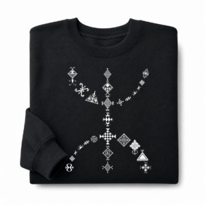 Amazigh Berber Tifinagh Alphabet Your Support Graphic Cultural T-Shirt