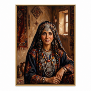 Amazigh Berber Woman Yaz Portrait Printable Digital Wall Art