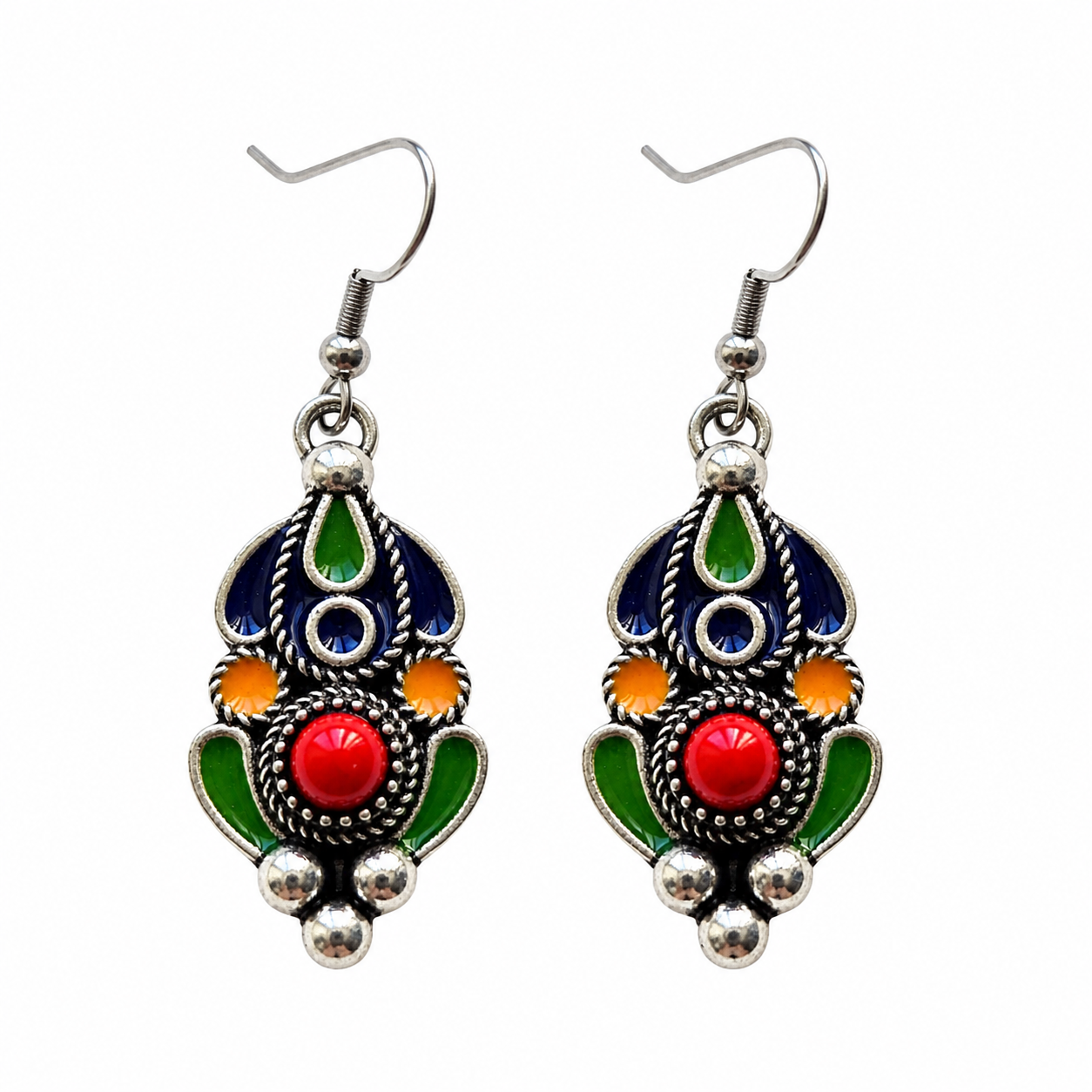 Amazigh Bijou berbère- ethnique- kabyle- boucles d Earrings