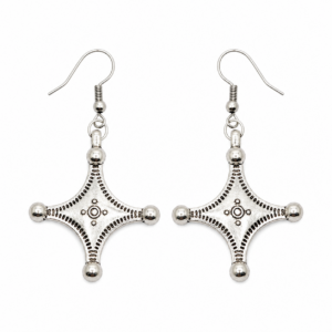 Amazigh Boucles d oreilles femme berbère croix Earrings