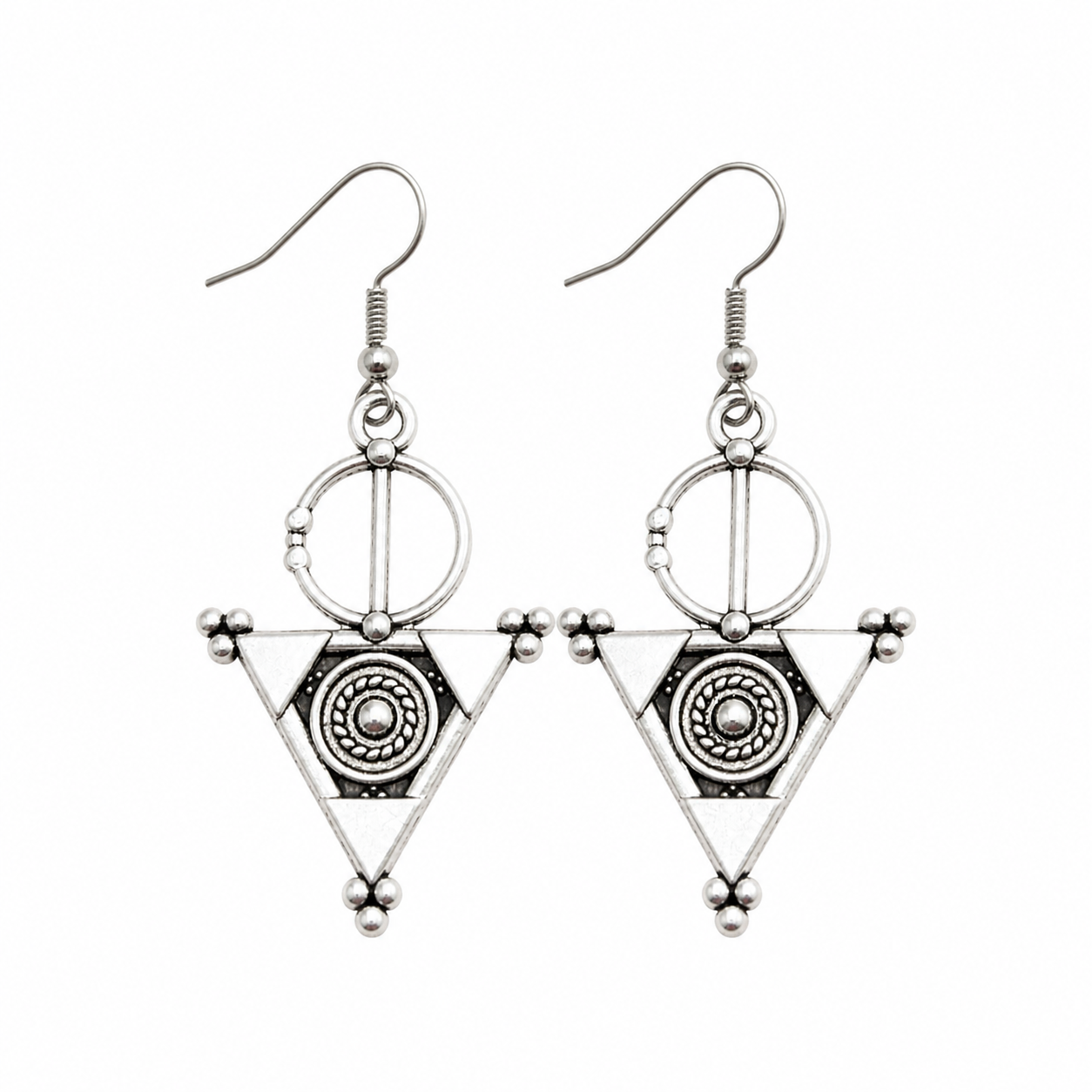 Amazigh Boucles d oreilles femme berbère Tizerzit Earrings